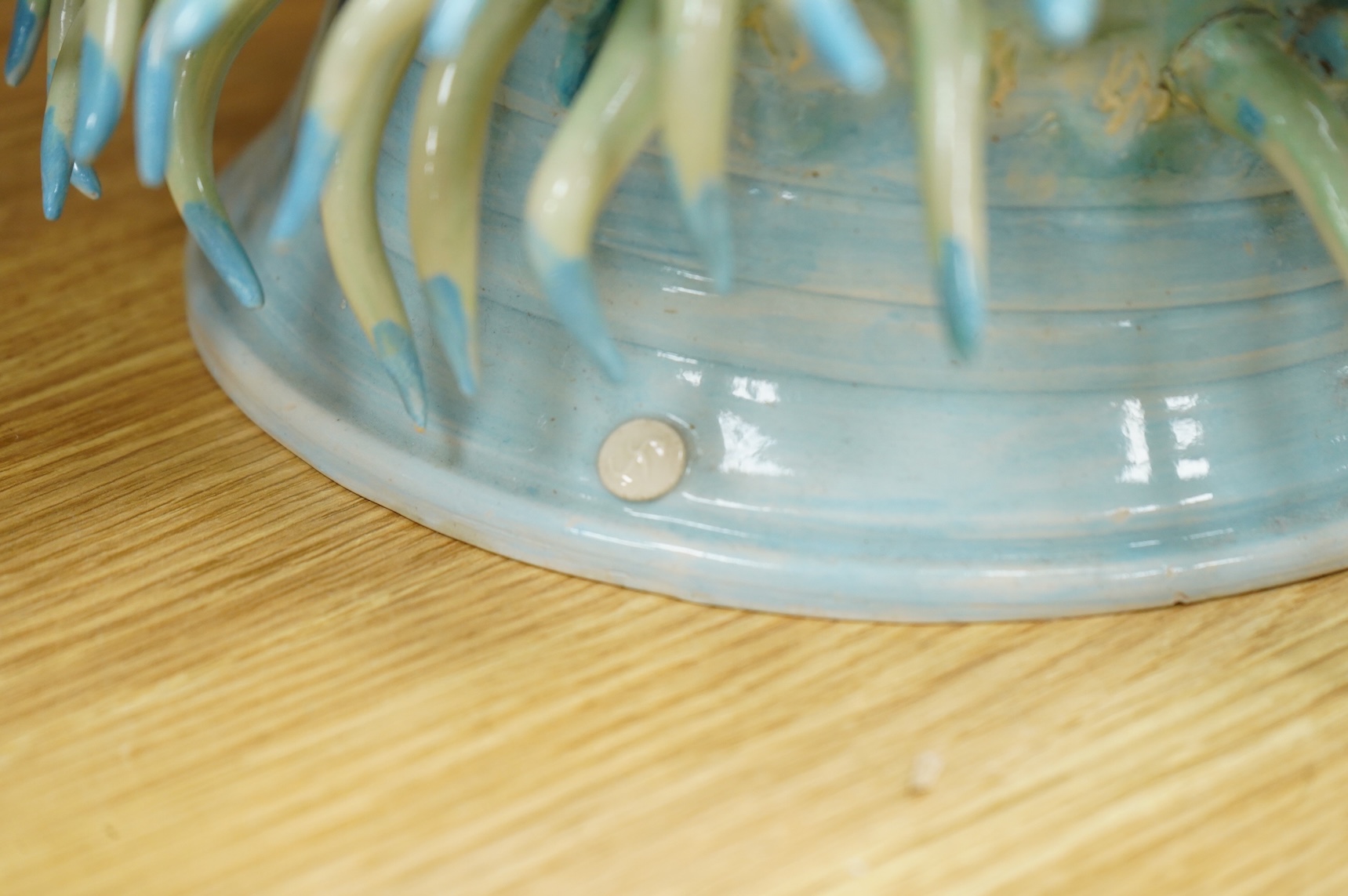 Frances Doherty, a Long Tentacle Anemone ceramic sculpture, 36cm in diameter